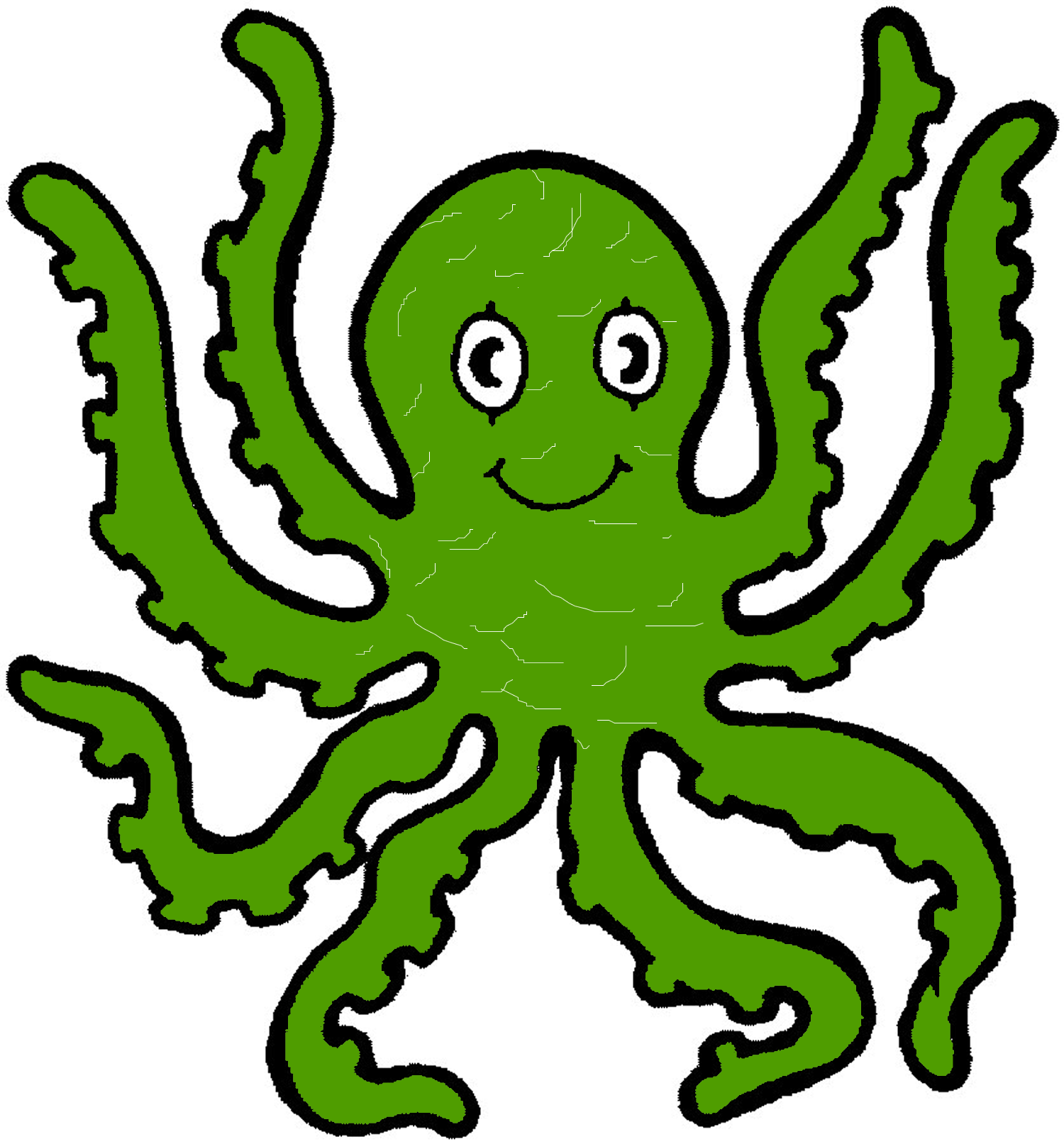 green octopus clipart - photo #12